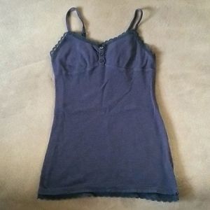 Muddy black tank top